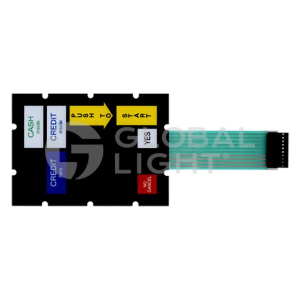 Membrane switch keypad, Schlumberger, GL5082