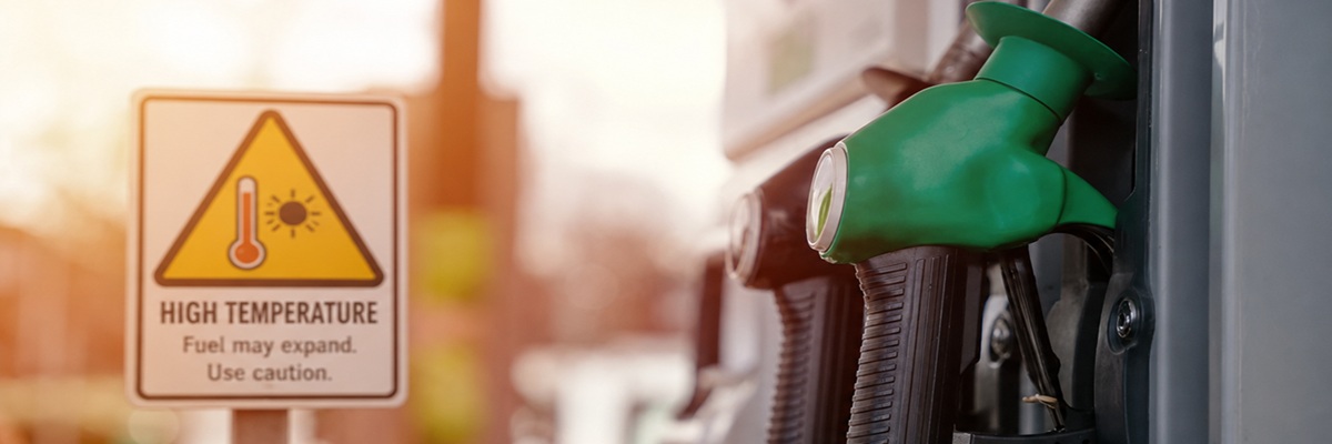 high temperature UV protected fuel dispenser decals